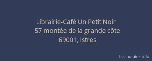 Librairie-Café Un Petit Noir