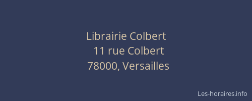 Librairie Colbert