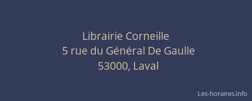 Librairie Corneille
