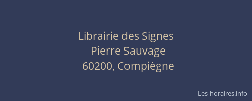 Librairie des Signes