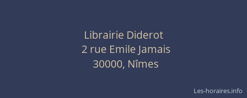 Librairie Diderot