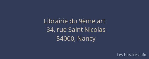Librairie du 9ème art