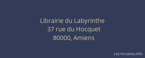 Librairie du Labyrinthe