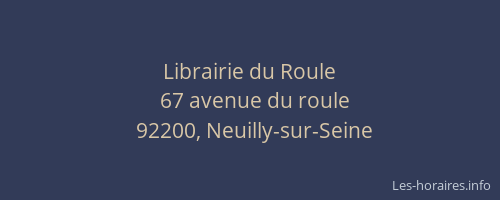 Librairie du Roule