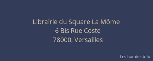 Librairie du Square La Môme
