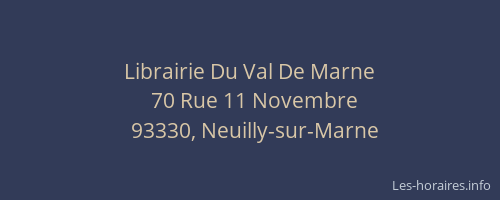Librairie Du Val De Marne