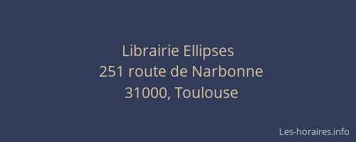 Librairie Ellipses