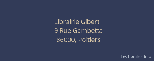Librairie Gibert