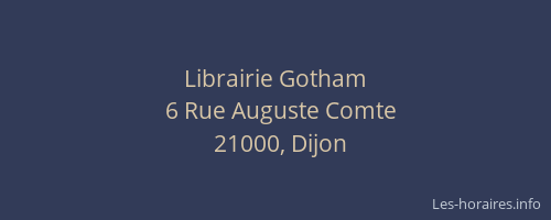 Librairie Gotham