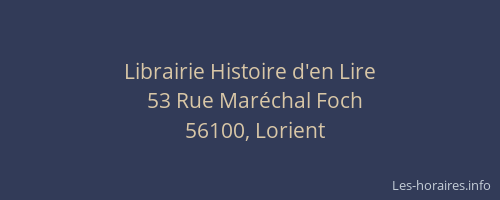 Librairie Histoire d'en Lire