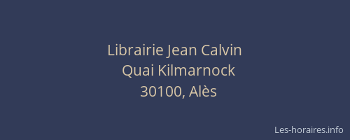 Librairie Jean Calvin