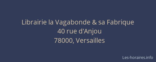 Librairie la Vagabonde & sa Fabrique