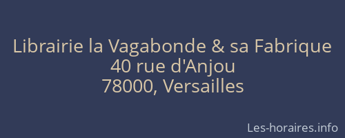 Librairie la Vagabonde & sa Fabrique