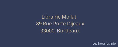 Librairie Mollat