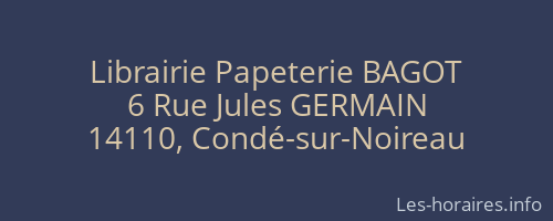 Librairie Papeterie BAGOT