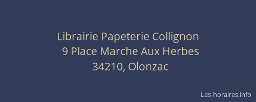Librairie Papeterie Collignon