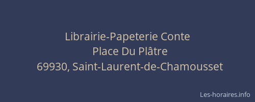 Librairie-Papeterie Conte