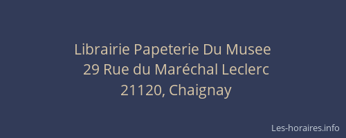 Librairie Papeterie Du Musee