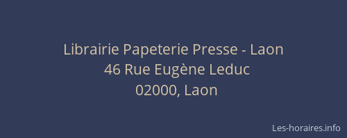 Librairie Papeterie Presse - Laon
