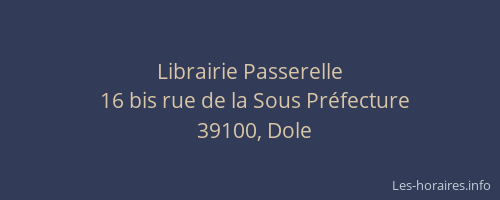 Librairie Passerelle