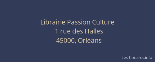 Librairie Passion Culture