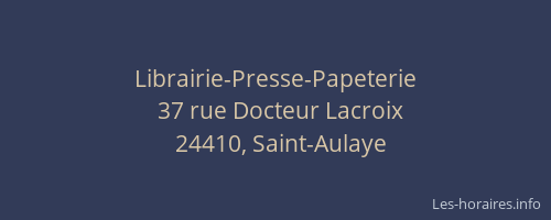 Librairie-Presse-Papeterie