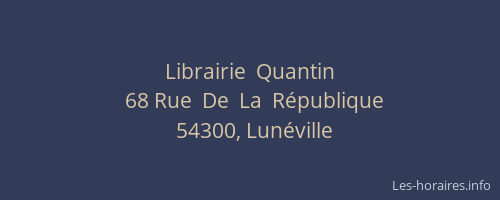 Librairie  Quantin