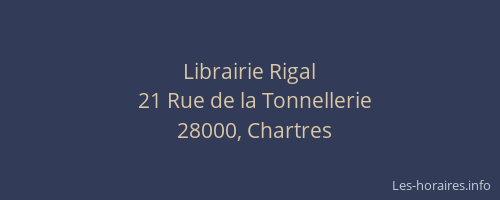 Librairie Rigal