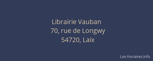 Librairie Vauban