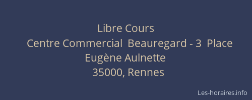 Libre Cours