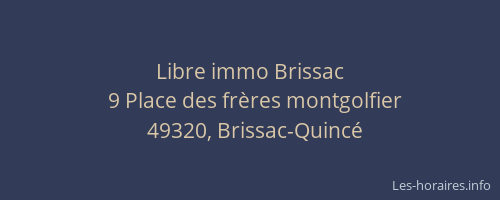 Libre immo Brissac