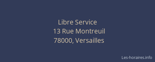 Libre Service