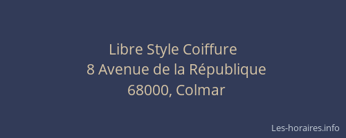 Libre Style Coiffure
