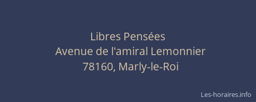 Libres Pens&eacute;es