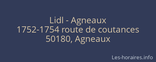 Lidl - Agneaux