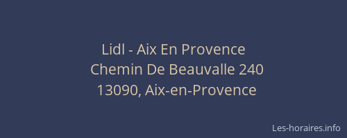 Lidl - Aix En Provence