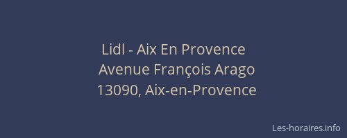 Lidl - Aix En Provence