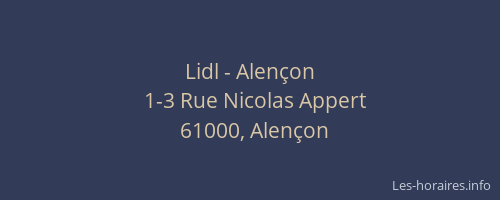 Lidl - Alençon