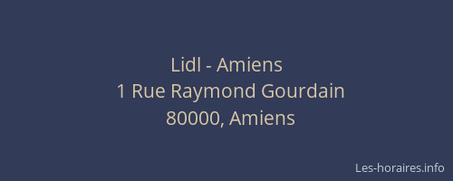 Lidl - Amiens