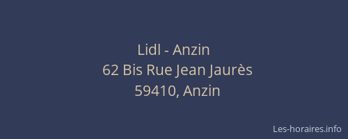 Lidl - Anzin