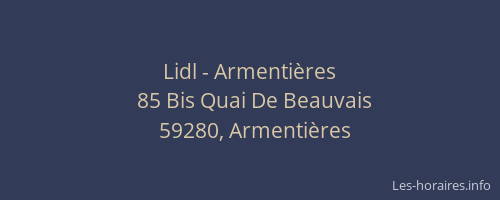 Lidl - Armentières