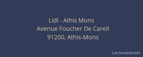 Lidl - Athis Mons