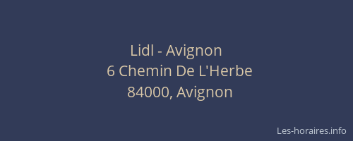 Lidl - Avignon