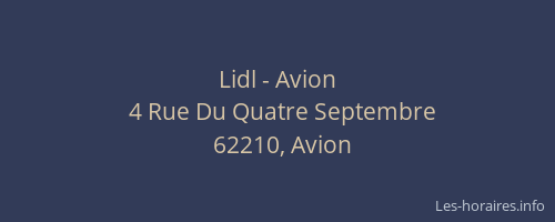 Lidl - Avion