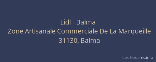 Lidl - Balma