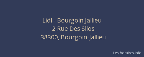 Lidl - Bourgoin Jallieu