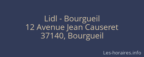 Lidl - Bourgueil