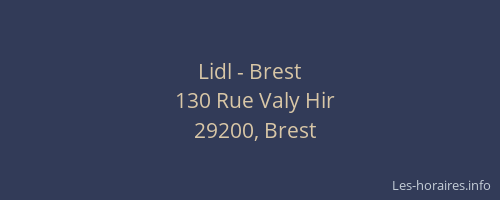 Lidl - Brest