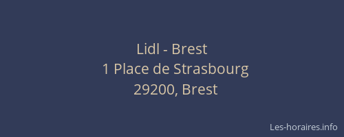 Lidl - Brest