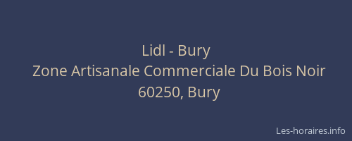 Lidl - Bury